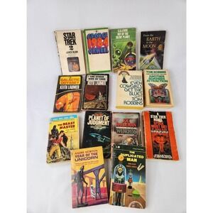 SciFi & Classics Paperback Books Various Authors Lot of 14 1984 Verne C.S. Lewis